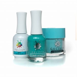 Gelivia 3in1 Dipping Powder + Gel Polish + Nail Lacquer, 877, Teal Me No Lies, OK0916MN