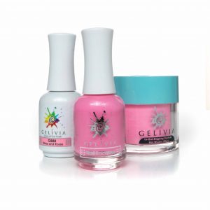 Gelivia 3in1 Dipping Powder + Gel Polish + Nail Lacquer, 888, Wine and Roses, OK0916MN