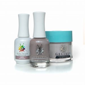 Gelivia 3in1 Dipping Powder + Gel Polish + Nail Lacquer, 890, Ashen Heart OK0916MN