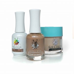 Gelivia 3in1 Dipping Powder + Gel Polish + Nail Lacquer, 892, Mocha Chachacha, OK0916MN