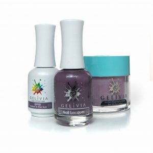 Gelivia 3in1 Dipping Powder + Gel Polish + Nail Lacquer, 910, Raisin in the Sun, OK0916MN