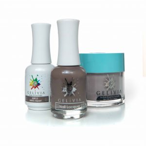 Gelivia 3in1 Dipping Powder + Gel Polish + Nail Lacquer, 911, Miles Apart, OK0916MN