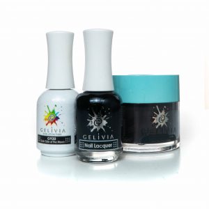 Gelivia 3in1 Dipping Powder + Gel Polish + Nail Lacquer, 920, Dark Side of the Moon OK0916MN