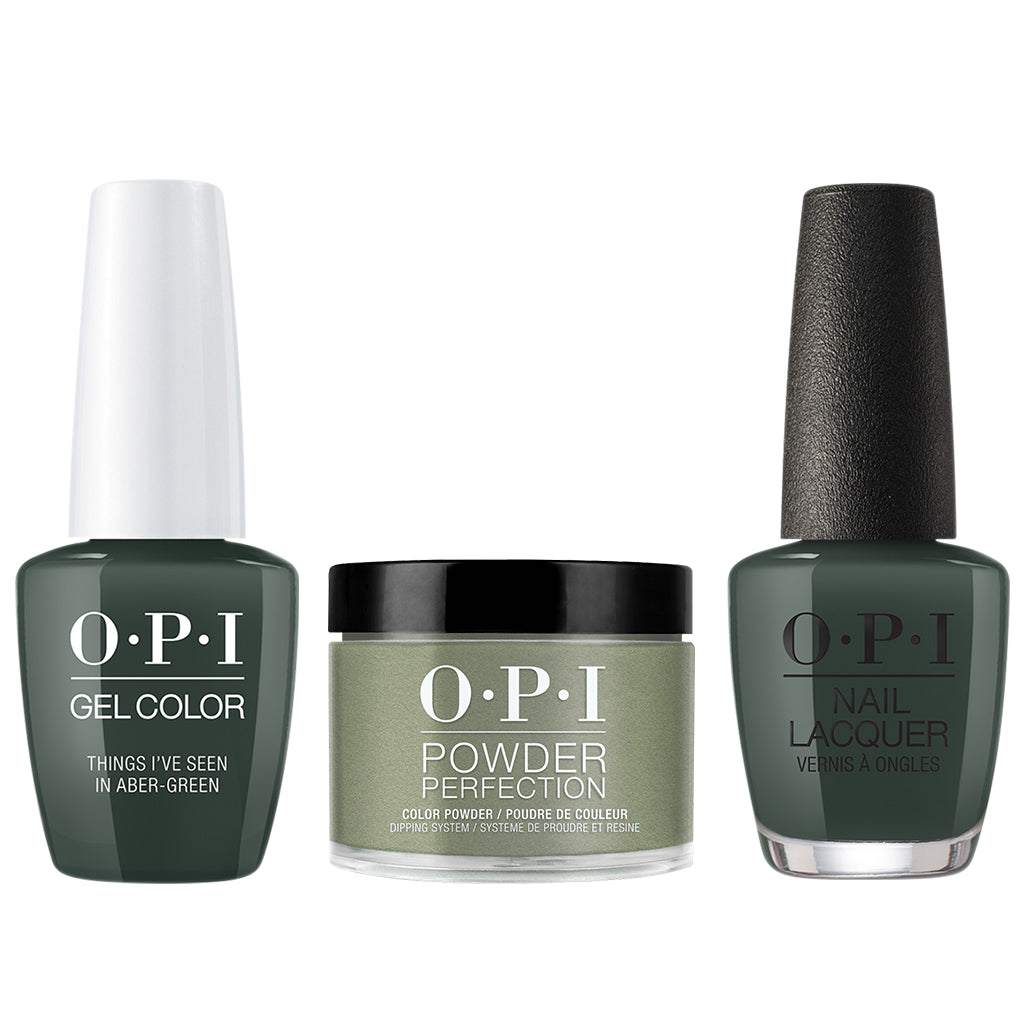 OPI 3in1, PPW4 Collection 2021, U15, Things I've Seen in Aber-Green