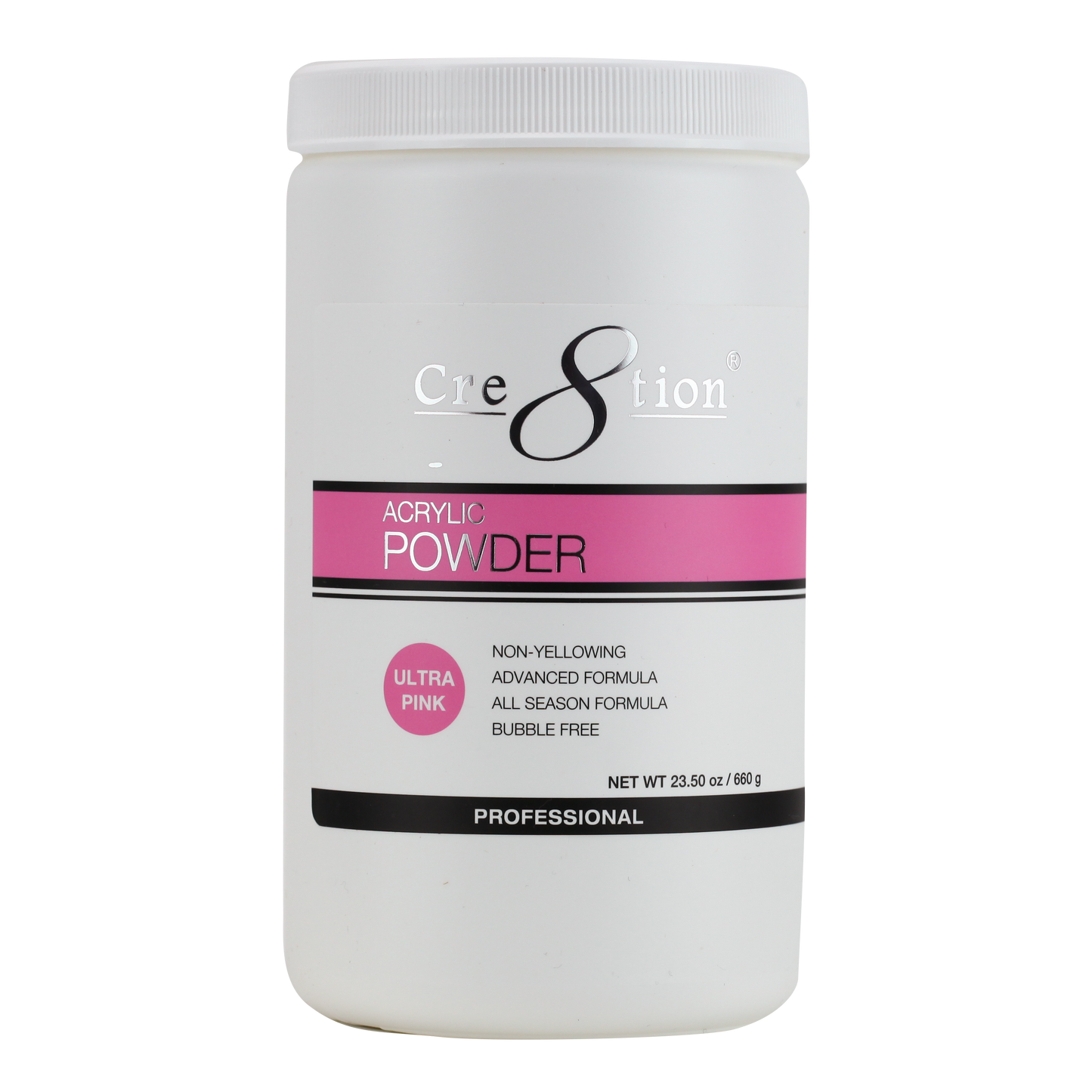 Cre8tion Acrylic Powder, PINKER, 23.5oz, 01127