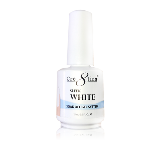 Cre8tion Sleek White Gel, 0.5oz KK