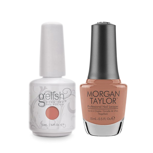 Gelish Gel Polish & Morgan Taylor Nail Lacquer, Up In The Air-heart  , 0.5oz, 1100067 + 50226