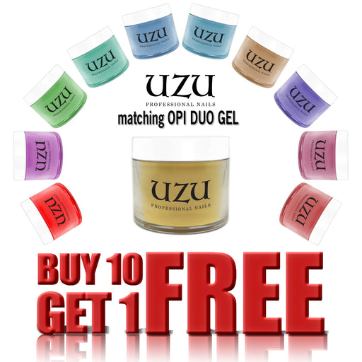 Uzu Dipping Powder (Matching OPI), 2oz, Color list in the note, B10F1