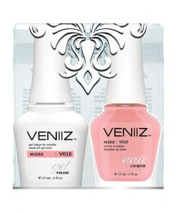 V010 - Veniiz Gel Polish + Nail Lacquer, Nuzzle, 0.5oz