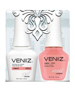 V012 - Veniiz Gel Polish + Nail Lacquer, Caress, 0.5oz