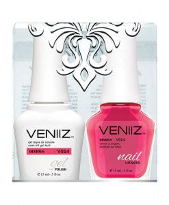 V014 - Veniiz Gel Polish + Nail Lacquer, Devious, 0.5oz