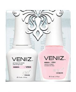 V004 - Veniiz Gel Polish + Nail Lacquer, Ribbon, 0.5oz