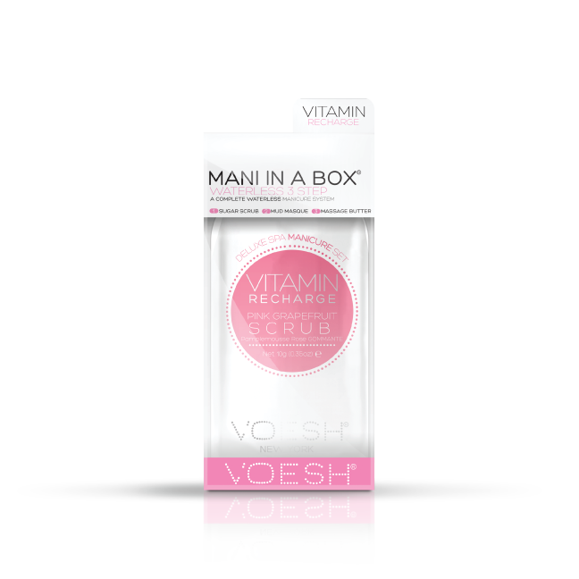 Voesh VITAMIN RECHARGE Mani in a Box Waterless 3 Step, VMC127 PGF