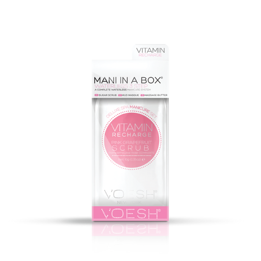 Voesh VITAMIN RECHARGE Mani in a Box Waterless 3 Step, VMC127 PGF