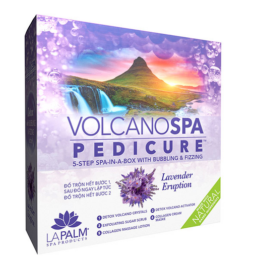 Volcano Spa Pedicure 5 Step, Lavender Eruption OK0927VD