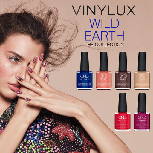 CND Vinylux, Wild Earth Collection, Full line of 6 colors (from 767187 to 767192)