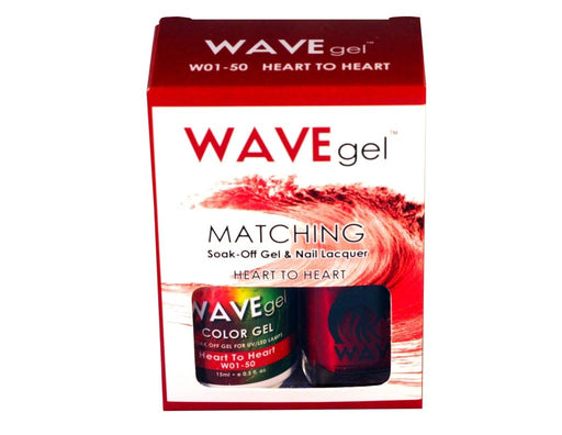Wave Gel Nail Lacquer + Gel Polish, 050, Heart To Heart, 0.5oz OK1129