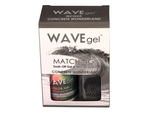 Wave Gel Nail Lacquer + Gel Polish, 054, Concrete Wonderland, 0.5oz OK1129