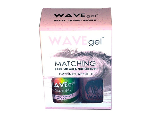 Wave Gel Nail Lacquer + Gel Polish, 063, I'm Pinky About It, 0.5oz OK1129