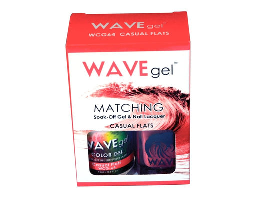 Wave Gel Nail Lacquer + Gel Polish, 064, Casual Flats, 0.5oz OK1129