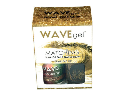 Wave Gel Nail Lacquer + Gel Polish, 065, Pear Me Up, 0.5oz OK1129
