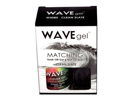 Wave Gel Nail Lacquer + Gel Polish, 080, Clean Slate, 0.5oz OK1129