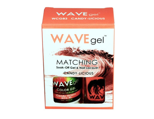 Wave Gel Nail Lacquer + Gel Polish, 083, Candylicious, 0.5oz OK1129