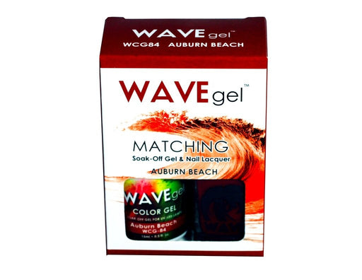 Wave Gel Nail Lacquer + Gel Polish, 084, Auburn Beach, 0.5oz OK1129