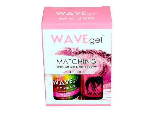 Wave Gel Nail Lacquer + Gel Polish, 087, Le Petite, 0.5oz OK1129