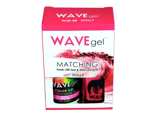 Wave Gel Nail Lacquer + Gel Polish, 088, Dolly, 0.5oz OK1129