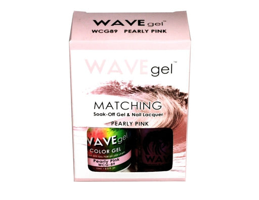 Wave Gel Nail Lacquer + Gel Polish, 089, Pearly Pink, 0.5oz OK1129