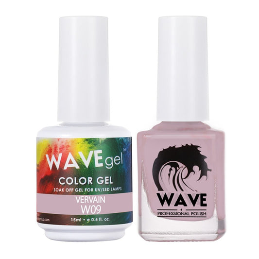 Wave Gel Nail Lacquer + Gel Polish, Simplicity Collection, 009, Vervaln, 0.5oz