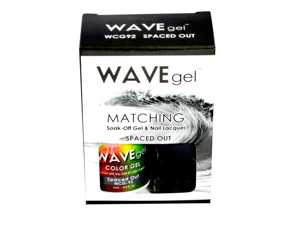 Wave Gel Nail Lacquer + Gel Polish, 092, Spaced Out, 0.5oz OK1129