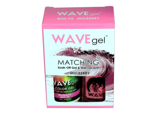 Wave Gel Nail Lacquer + Gel Polish, 094, Mulberry, 0.5oz OK1129