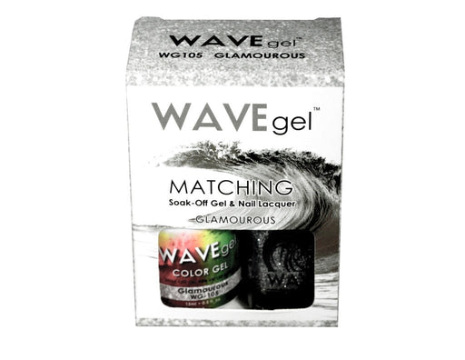 Wave Gel Nail Lacquer + Gel Polish, 105, Glamourous, 0.5oz OK1129