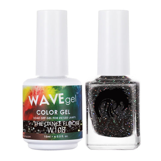 Wave Gel Nail Lacquer + Gel Polish, Simplicity Collection, 108, The Dance Floor, 0.5oz