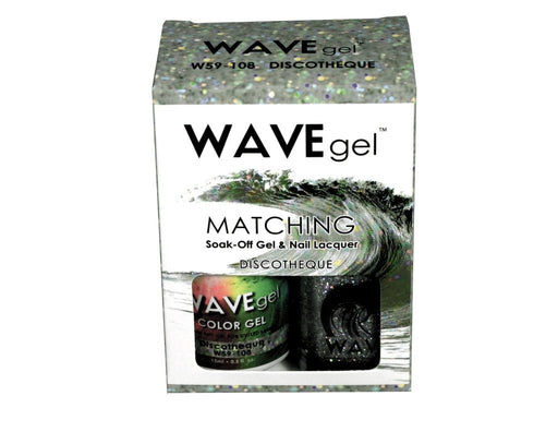 Wave Gel Nail Lacquer + Gel Polish, 108, Discotheque, 0.5oz OK1129