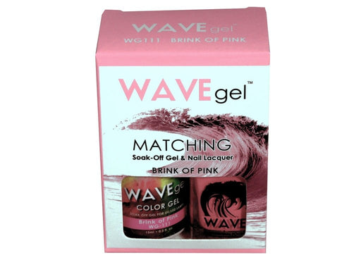 Wave Gel Nail Lacquer + Gel Polish, 111, Brink Of Pink, 0.5oz OK1129