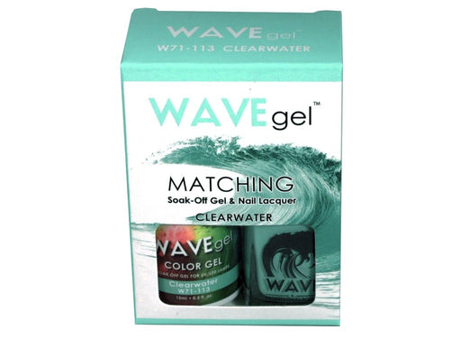 Wave Gel Nail Lacquer + Gel Polish, 113, Clearwater, 0.5oz OK1129