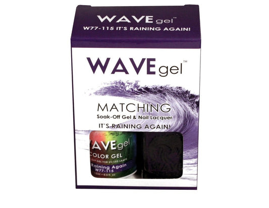 Wave Gel Nail Lacquer + Gel Polish, 115, It's Raining Again, 0.5oz OK1129