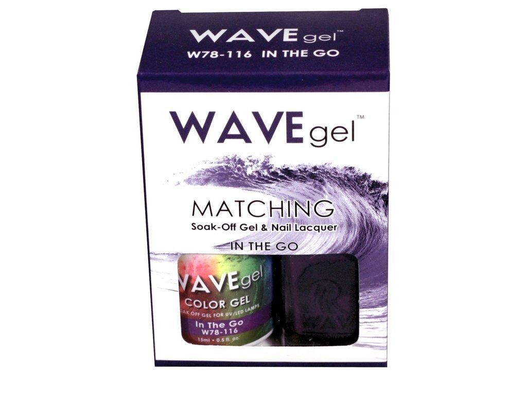 Wave Gel Nail Lacquer + Gel Polish, 116, In The Go, 0.5oz OK1129