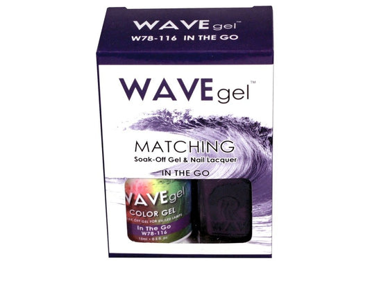 Wave Gel Nail Lacquer + Gel Polish, 116, In The Go, 0.5oz OK1129