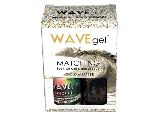 Wave Gel Nail Lacquer + Gel Polish, 118, Gold Member, 0.5oz OK1129