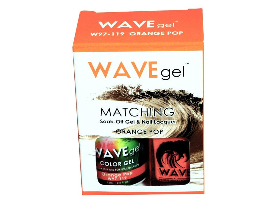 Wave Gel Duo 0.5oz, 119, Orange Pop