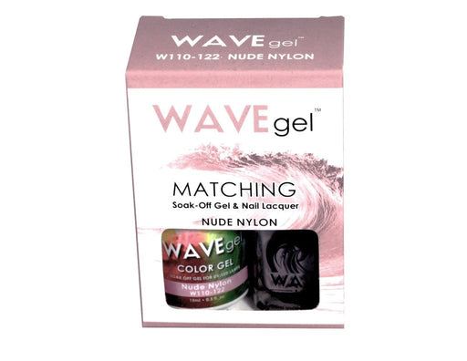 Wave Gel Nail Lacquer + Gel Polish, 122, Nude Nylon, 0.5oz OK1129