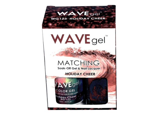 Wave Gel Nail Lacquer + Gel Polish, 123, Holiday Cheer, 0.5oz OK1129