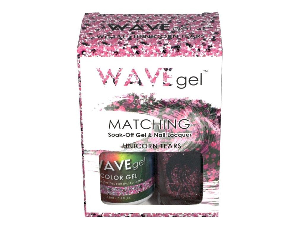 Wave Gel Nail Lacquer + Gel Polish, 131, Unicorn Tears, 0.5oz OK1129