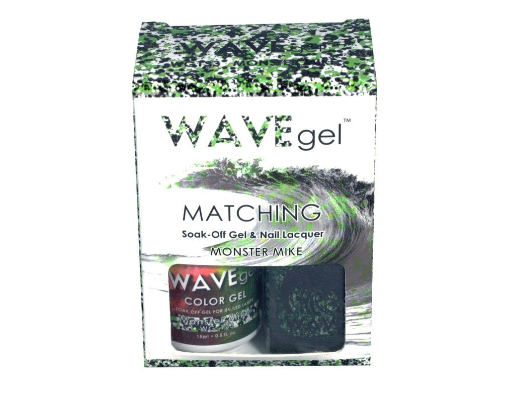 Wave Gel Nail Lacquer + Gel Polish, 133, Monster Mike, 0.5oz OK1129