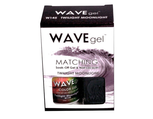 Wave Gel Nail Lacquer + Gel Polish, 145, Twilight Moonlight, 0.5oz OK1129