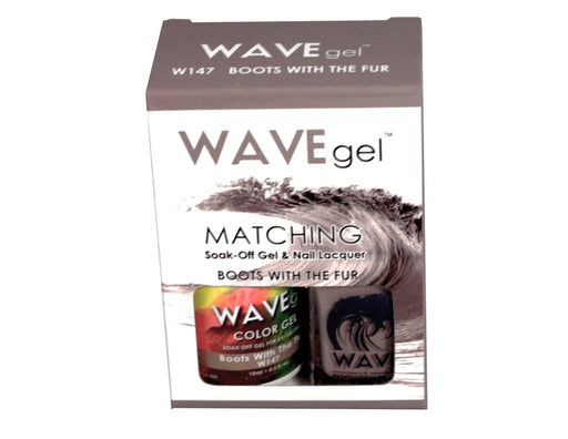 Wave Gel Nail Lacquer + Gel Polish, 147, Boots With The Fur, 0.5oz OK1129